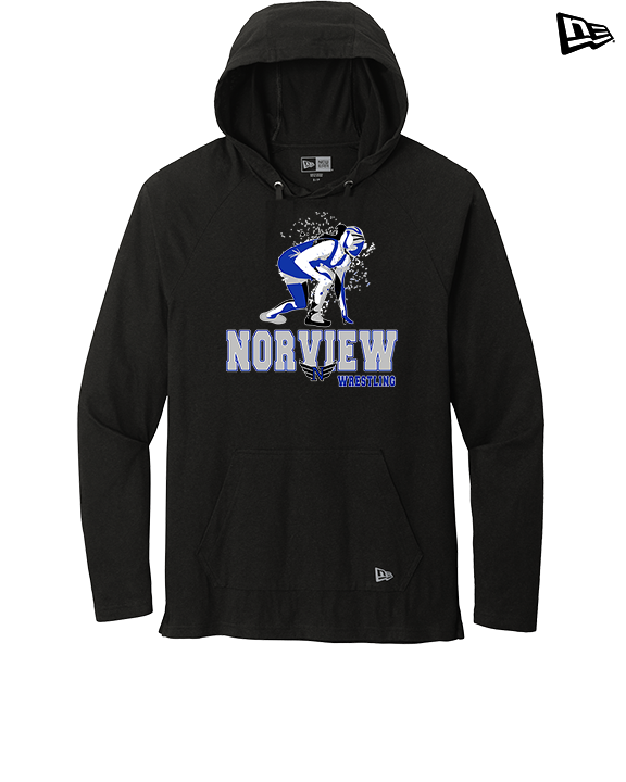 Norview HS Wrestling Wrestling - New Era Tri-Blend Hoodie