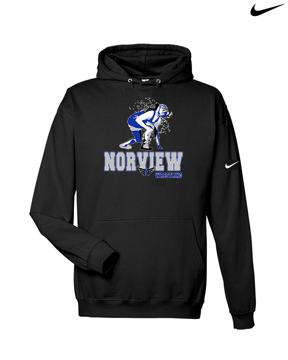 Norview HS Wrestling Wrestling - Nike Club Fleece Hoodie