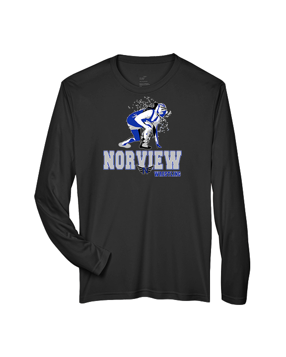 Norview HS Wrestling Wrestling - Performance Longsleeve