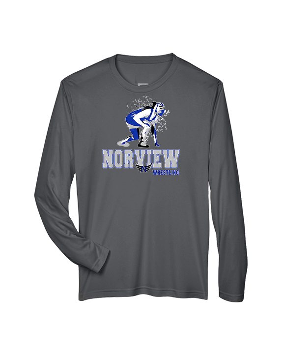 Norview HS Wrestling Wrestling - Performance Longsleeve