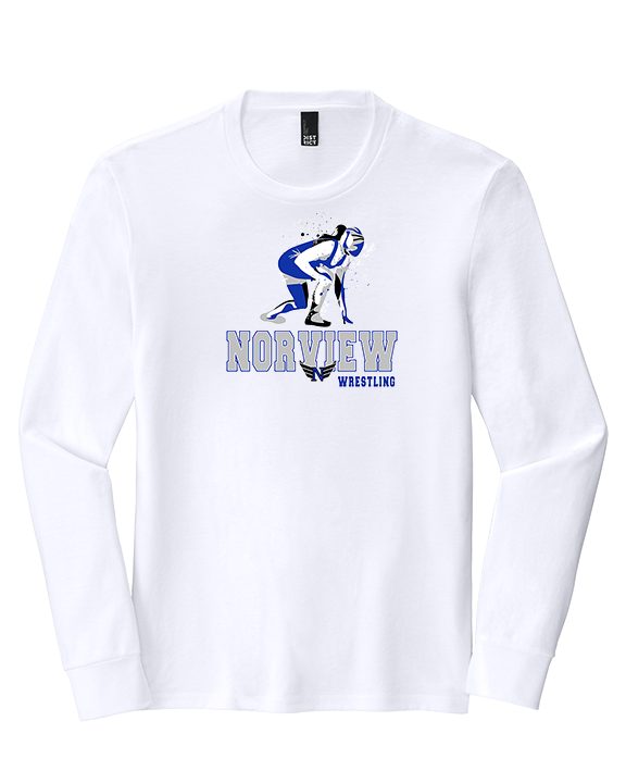 Norview HS Wrestling Wrestling - Tri-Blend Long Sleeve