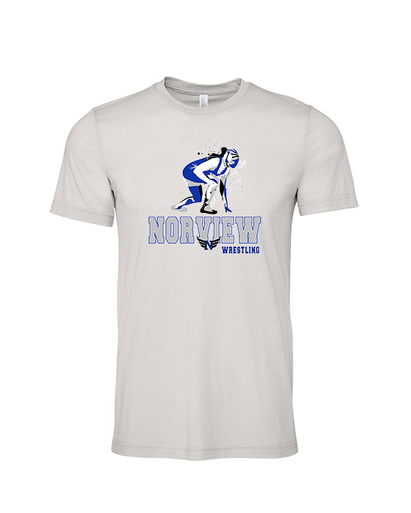 Norview HS Wrestling Wrestling - Tri-Blend Shirt