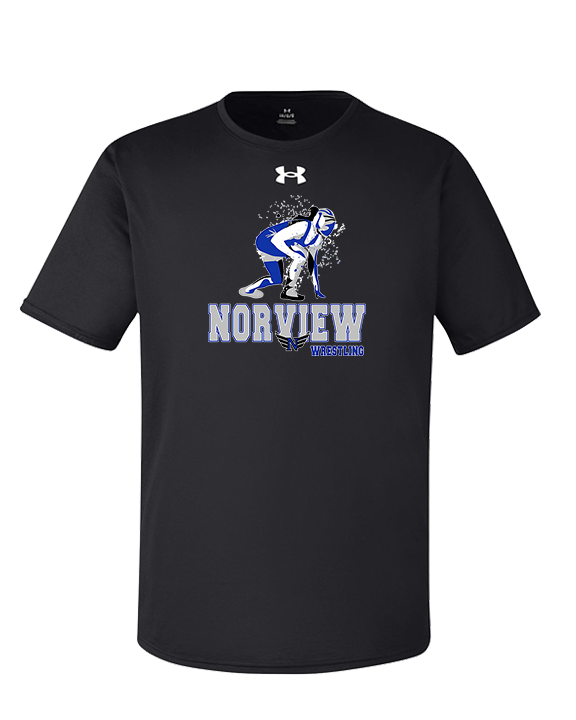 Norview HS Wrestling Wrestling - Under Armour Mens Team Tech T-Shirt