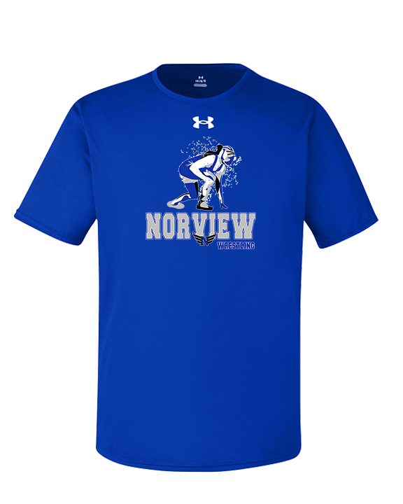 Norview HS Wrestling Wrestling - Under Armour Mens Team Tech T-Shirt
