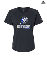 Norview HS Wrestling Wrestling - Womens Adidas Performance Shirt
