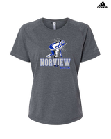 Norview HS Wrestling Wrestling - Womens Adidas Performance Shirt