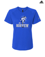 Norview HS Wrestling Wrestling - Womens Adidas Performance Shirt