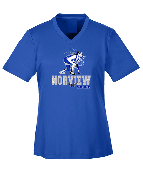 Norview HS Wrestling Wrestling - Womens Performance Shirt