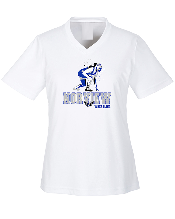 Norview HS Wrestling Wrestling - Womens Performance Shirt