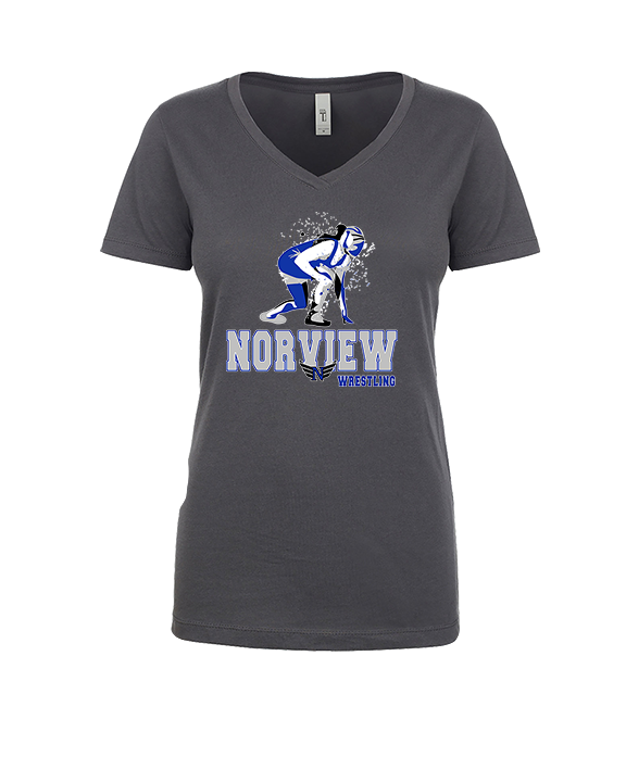 Norview HS Wrestling Wrestling - Womens Vneck