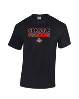 Norwalk Girls Fastpitch Softball Nation - Cotton T-Shirt