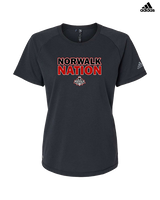 Norwalk Girls Fastpitch Softball Nation - Womens Adidas Performance Shirt