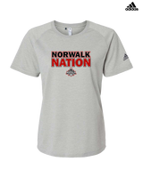 Norwalk Girls Fastpitch Softball Nation - Womens Adidas Performance Shirt