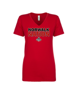 Norwalk Girls Fastpitch Softball Nation - Womens Vneck