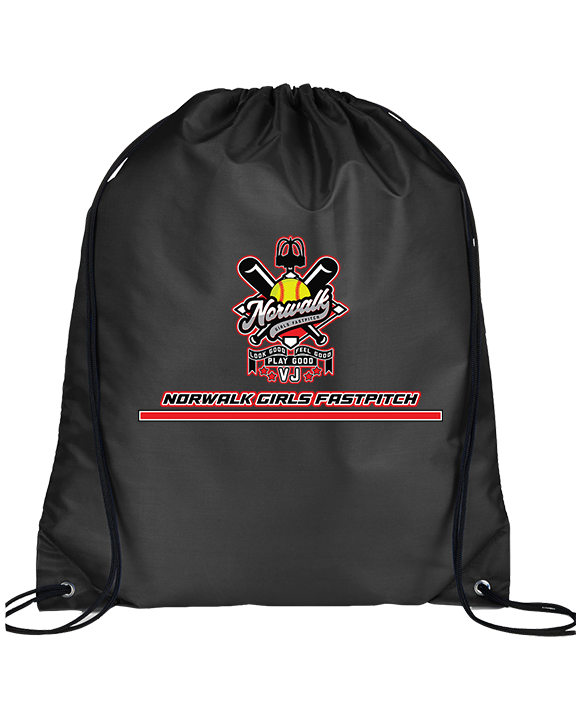 Norwalk Girls Fastpitch Softball Split - Drawstring Bag
