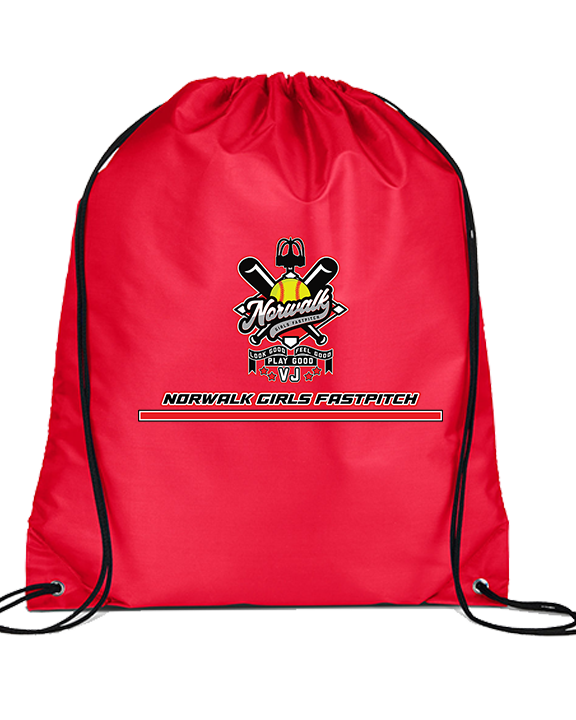 Norwalk Girls Fastpitch Softball Split - Drawstring Bag