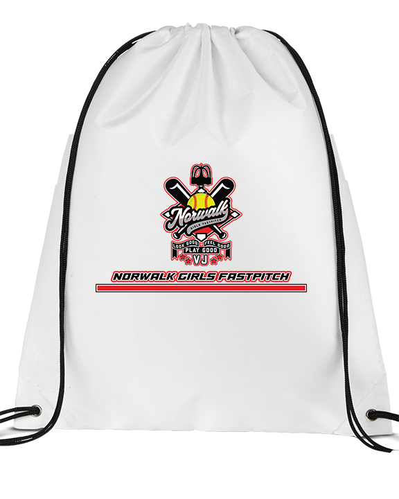 Norwalk Girls Fastpitch Softball Split - Drawstring Bag