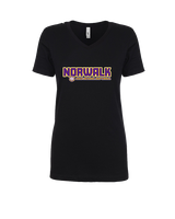 Norwalk HS Softball Bold - Womens Vneck