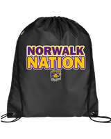 Norwalk HS Softball Nation - Drawstring Bag