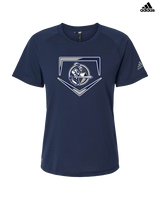 Norway HS Baseball Plate - Womens Adidas Performance Shirt