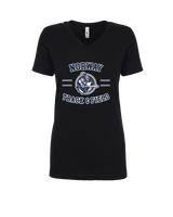 Norway HS Track & Field Curve - Womens Vneck