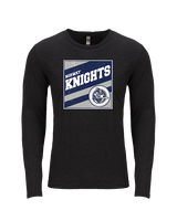 Norway HS Track & Field Square - Tri-Blend Long Sleeve