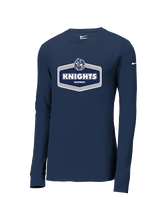 Norway HS Wrestling Board - Mens Nike Longsleeve