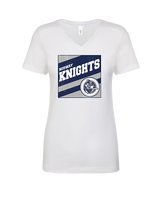 Norway HS Wrestling Square - Womens Vneck