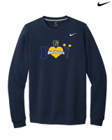 Nottingham HS Cheer I Heart Cheer - Mens Nike Crewneck