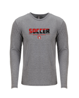Oak Hills HS Boys Soccer Cut - Tri-Blend Long Sleeve