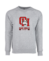 Oak Hills HS Boys Soccer Stacked - Crewneck Sweatshirt