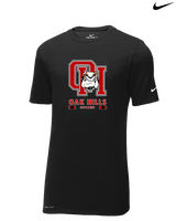 Oak Hills HS Boys Soccer Stacked - Mens Nike Cotton Poly Tee