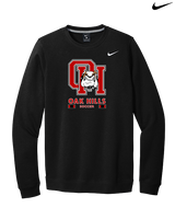Oak Hills HS Boys Soccer Stacked - Mens Nike Crewneck