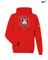 Oak Hills HS Boys Soccer Stacked - Nike Club Fleece Hoodie
