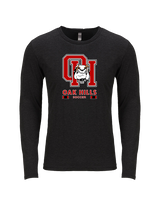 Oak Hills HS Boys Soccer Stacked - Tri-Blend Long Sleeve