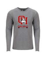 Oak Hills HS Boys Soccer Stacked - Tri-Blend Long Sleeve