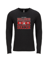 Oak Hills HS Boys Soccer Stamp - Tri-Blend Long Sleeve
