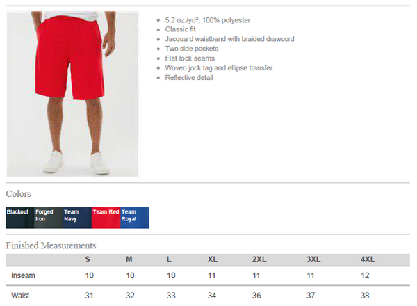 Thomas Jefferson HS Baseball Block - Oakley Shorts