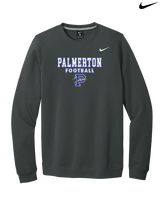 Palmerton HS Football Block - Mens Nike Crewneck