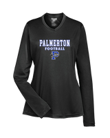 Palmerton HS Football Block - Womens Performance Longsleeve