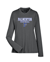 Palmerton HS Football Block - Womens Performance Longsleeve
