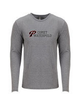 Palomar College Water Polo Custom 01 - Tri-Blend Long Sleeve