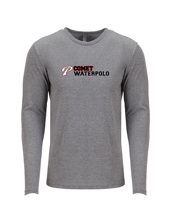 Palomar College Water Polo Custom 02 - Tri-Blend Long Sleeve