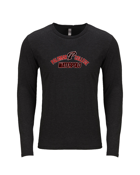 Palomar College Water Polo Custom 03 - Tri-Blend Long Sleeve