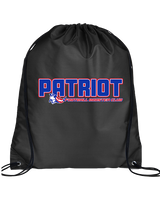 Patriot Football Booster Club Bold - Drawstring Bag