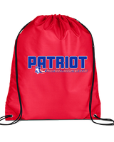 Patriot Football Booster Club Bold - Drawstring Bag
