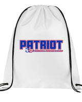 Patriot Football Booster Club Bold - Drawstring Bag