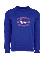 Patriot Football Booster Club Curve - Crewneck Sweatshirt