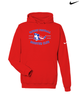 Patriot Football Booster Club Curve - Nike Club Fleece Hoodie