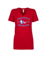 Patriot Football Booster Club Curve - Womens Vneck